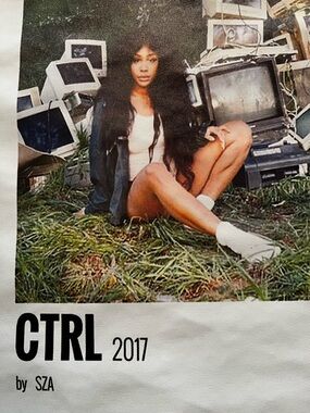 sZA CTRL 2017 Album Poster